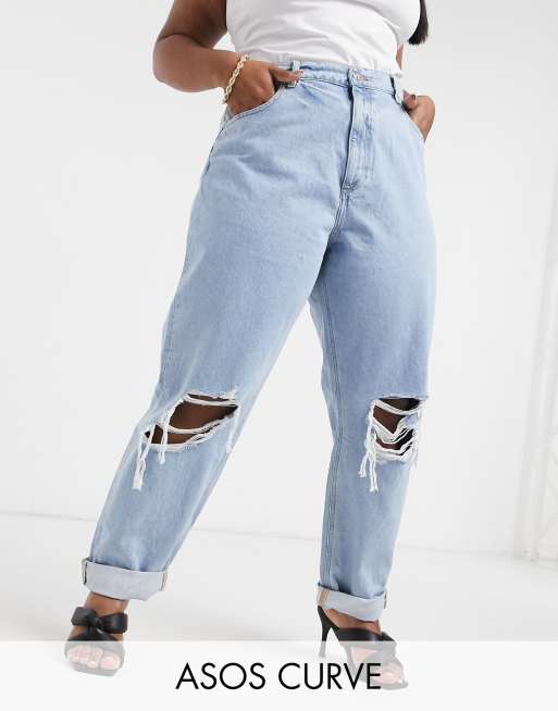 Plus size hot sale slouch jeans