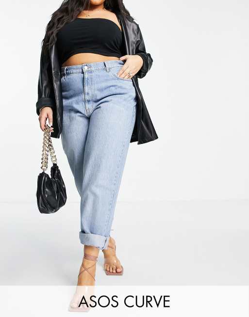 Stonewash Slouchy Capri Pants