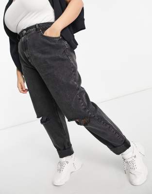 asos ripped mom jeans