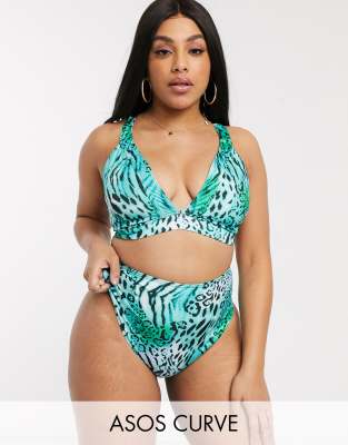 asos curve bikini
