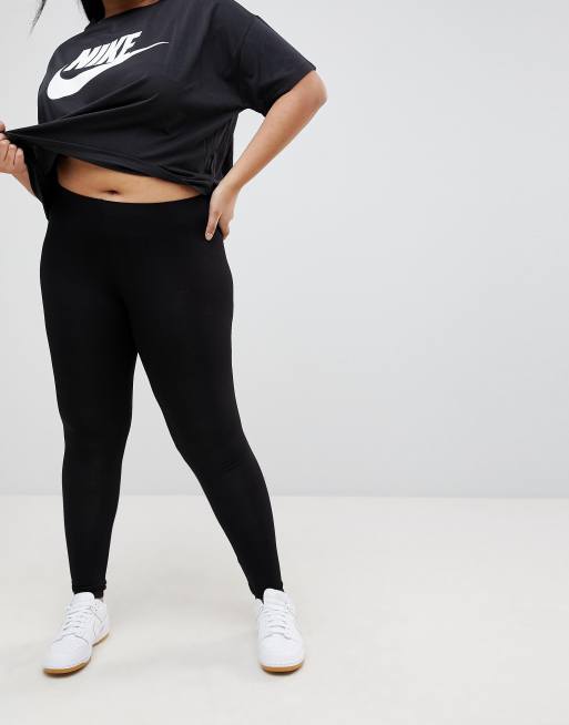 Curves Black High Waist Leggings