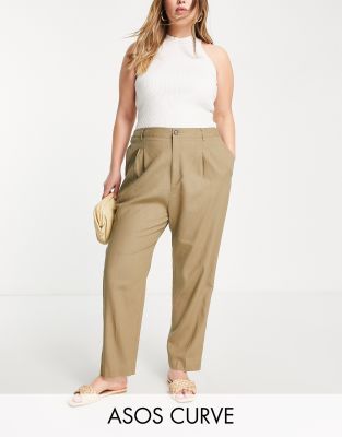 plus size pull on wide leg pants