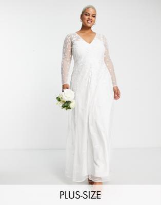 Plus size wedding dresses on sale asos