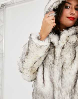 asos fur jacket