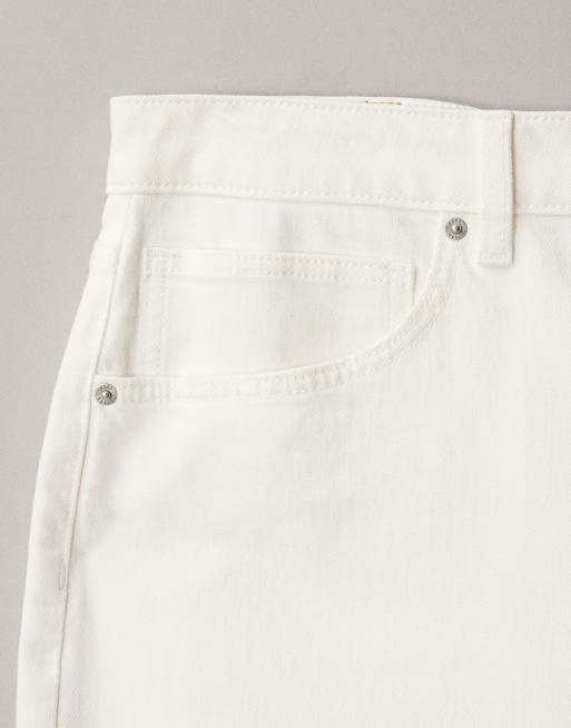 ASOS DESIGN Curve - Jean large droit longueur cheville à taille haute - Blanc, 7 de 7