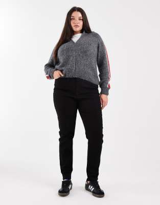 ASOS DESIGN Curve - Jean skinny - Noir épuré 22 L34