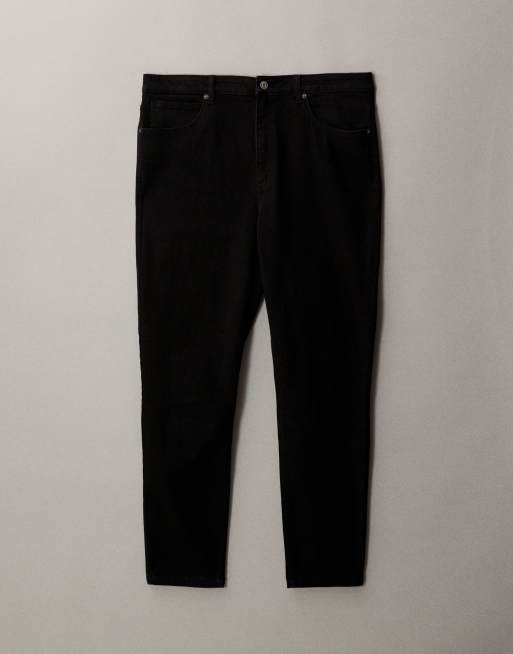 ASOS DESIGN Curve - Jeans skinny nero pulito, 5 di 7