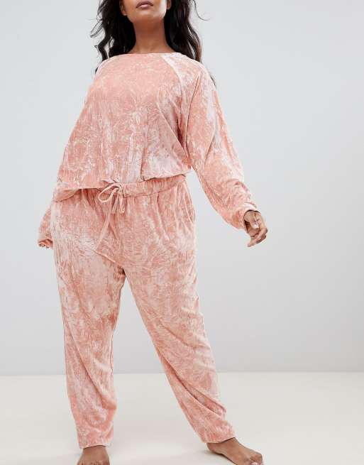 ASOS DESIGN Curve – Joggersy z gniecionego aksamitu, 4 z 4