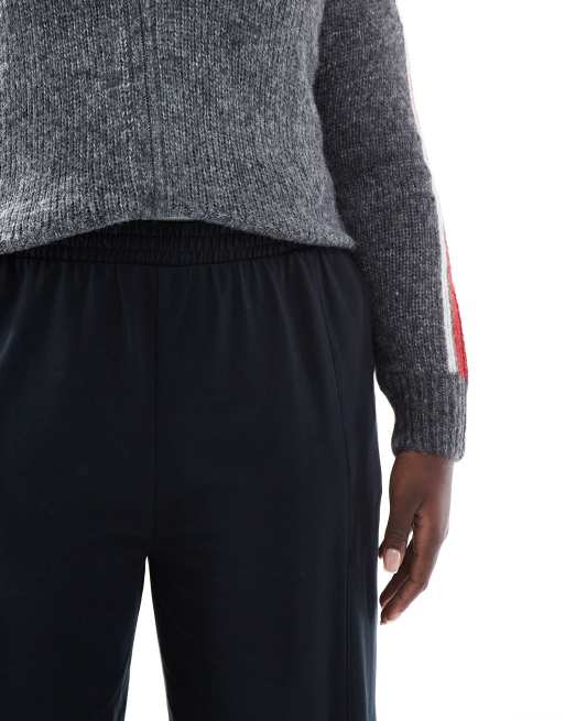 ASOS DESIGN Curve - Joggingbroek met rechte pijpen in zwart, 5 van 5
