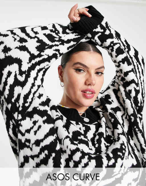 Asos curve leopard outlet print