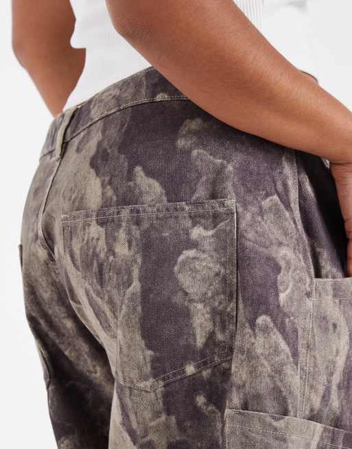 ASOS DESIGN Curve – Kamouflagemönstrade, långa shorts i bermudastil, 3 av 5