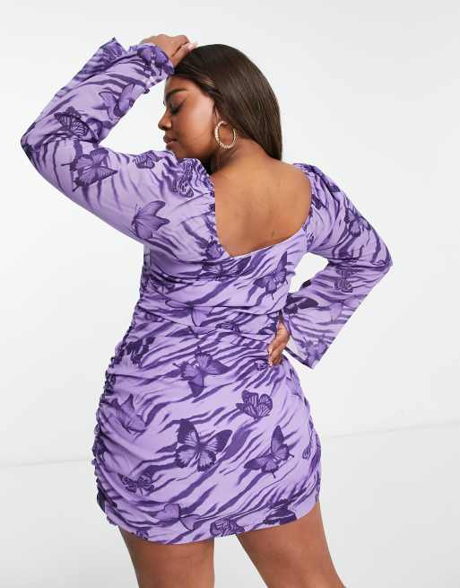 plus size purple mini dress Amazon.com: AOMEI Women's Plus Size 3D Butterfly Tulle Purple Homecoming Dress  Short Illusion Round Neck Puffy Sleeve A-Line Prom Dresses (1X,Purple) :  Clothing, Shoes & Jewelry