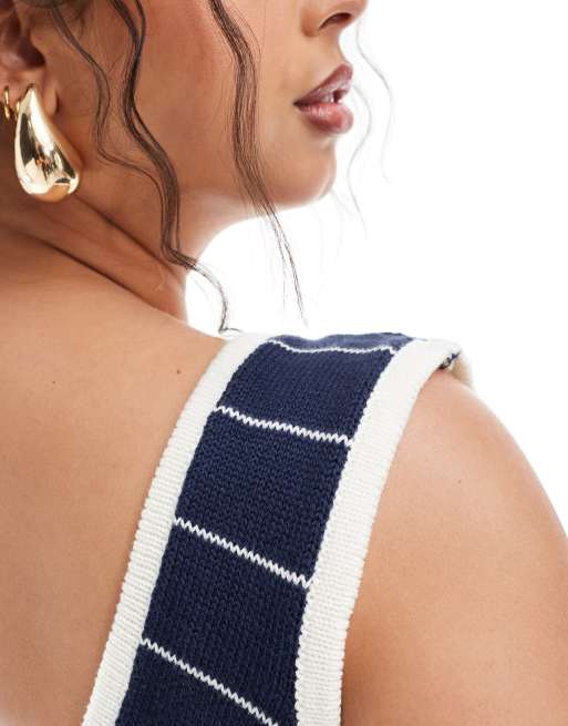 princess polly baby blue dress Navy Blue Denim A-Line Mini Dress For Women at Bahrain