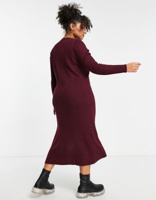 asos red jumper dress