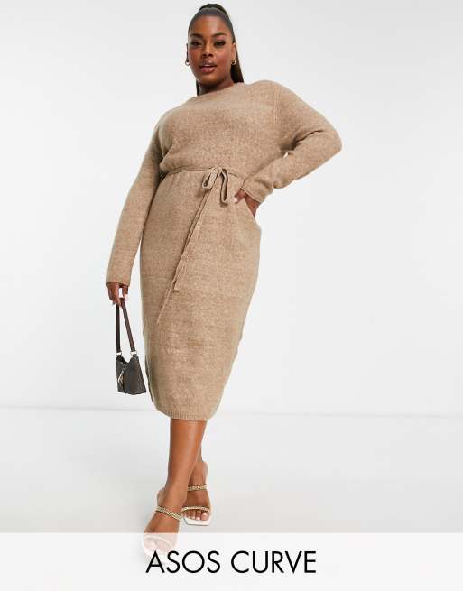 Asos plus best sale size midi dresses