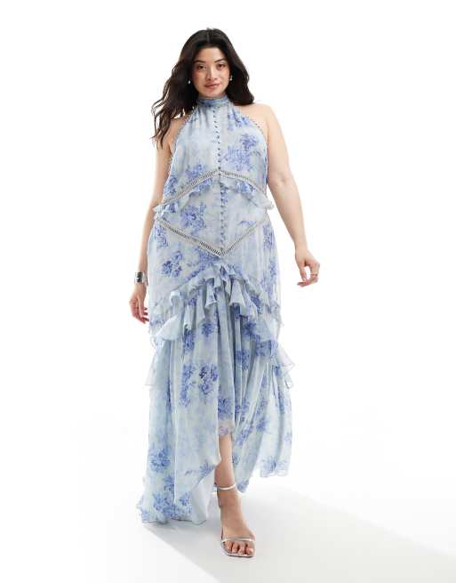Asos curve maxi dress deals