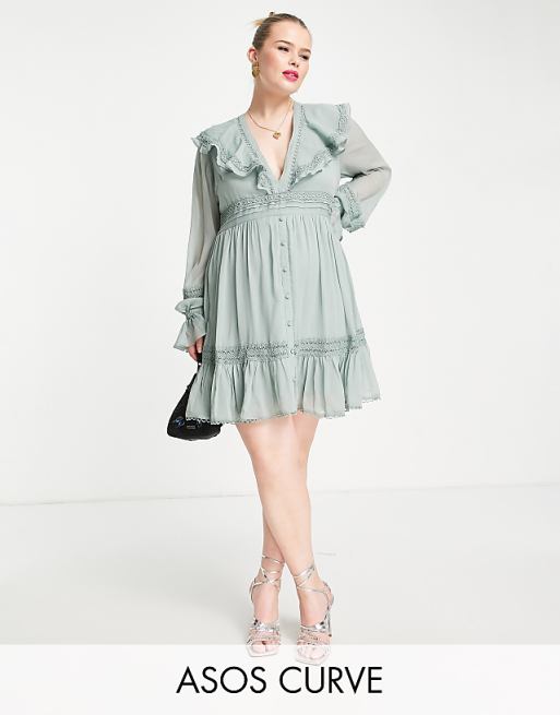 knee length dresses for ladies Sweet Jane Olive Crushed Velvet Mini Dress | As Seen on Taylor Swift