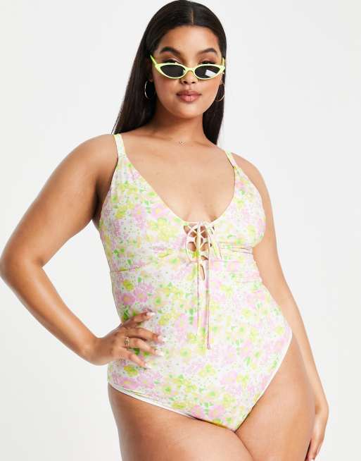 Asos floral swimsuit sale