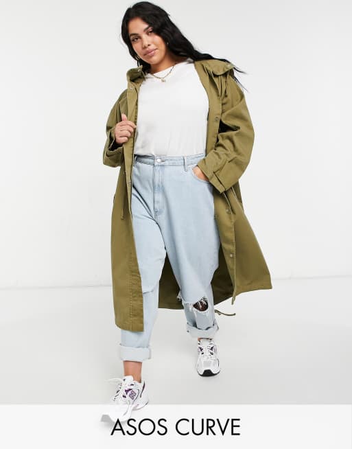 Asos curve winter coats on sale