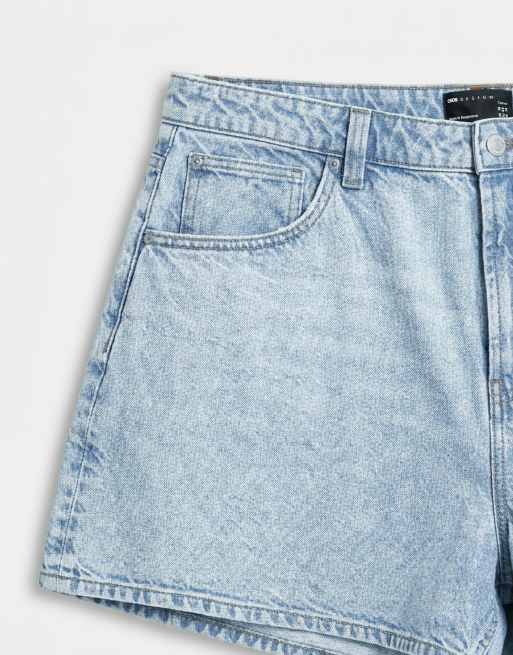 ASOS DESIGN Curve - Langere denim short met A-lijn in vaal vintage, 9 van 9