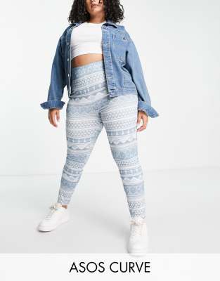 Legging De Noël Pour Femme - Imprimé Festif Élastique - Taille Haute - Cadeau Idée Fêtes - 5