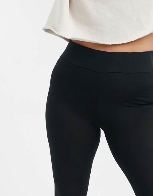 ASOS DESIGN Curve - Legging met hoge taille in zwart, 3 van 4