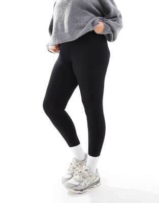 ASOS DESIGN Curve leggings in black