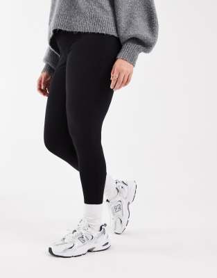 Asos Curve Asos Design Curve Leggings In Black
