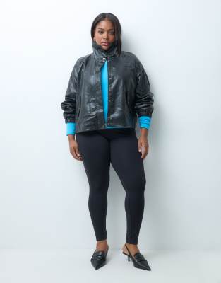 Asos Curve Asos Design Curve Leggings In Black