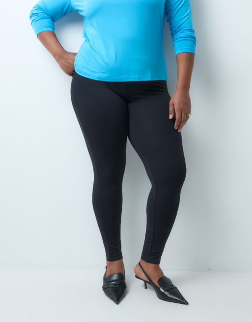 ASOS DESIGN Curve leggings in black, 2 of 5