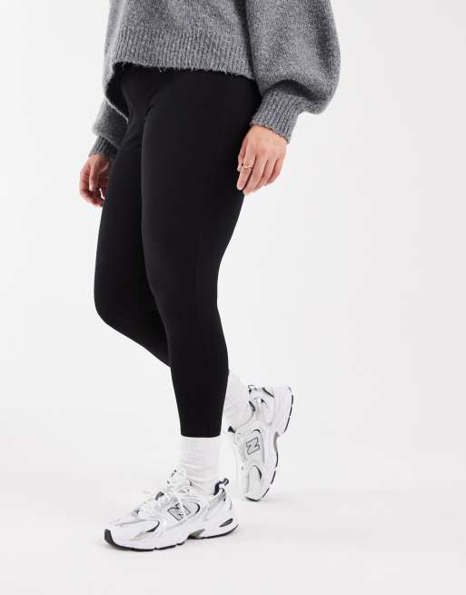 ASOS DESIGN Curve - Leggings neri, 2 di 5