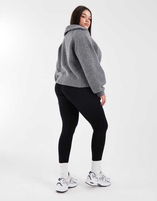 ASOS DESIGN Curve - Leggings neri, 3 di 5
