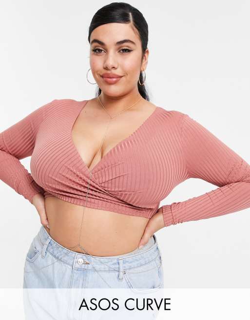 ASOS DESIGN Curve - Lichaamssieraad met fijne schakelketting in goudkleur