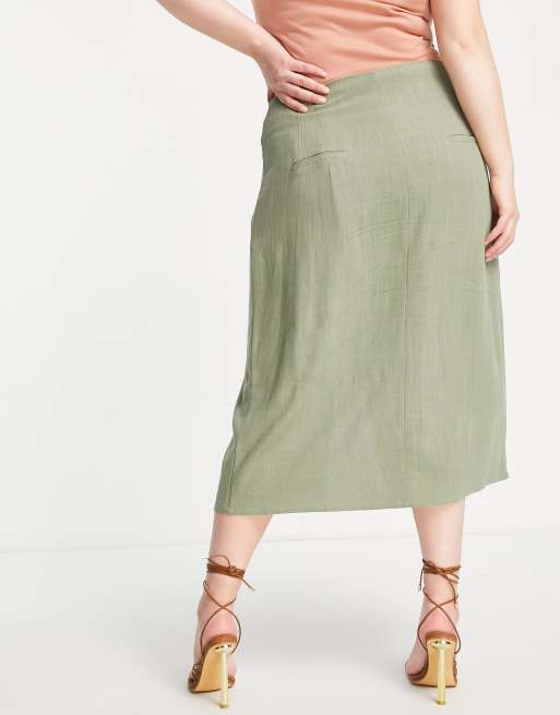 Khaki 2025 skirt curve