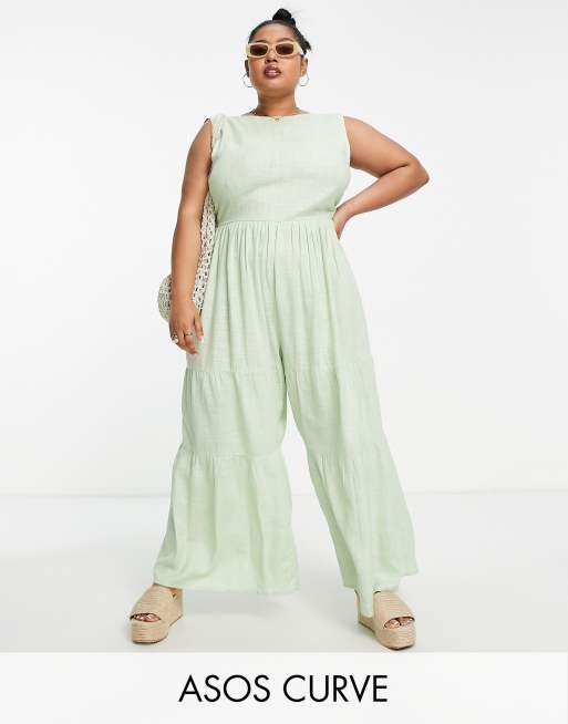 Go The Distance Jumpsuit - Sage