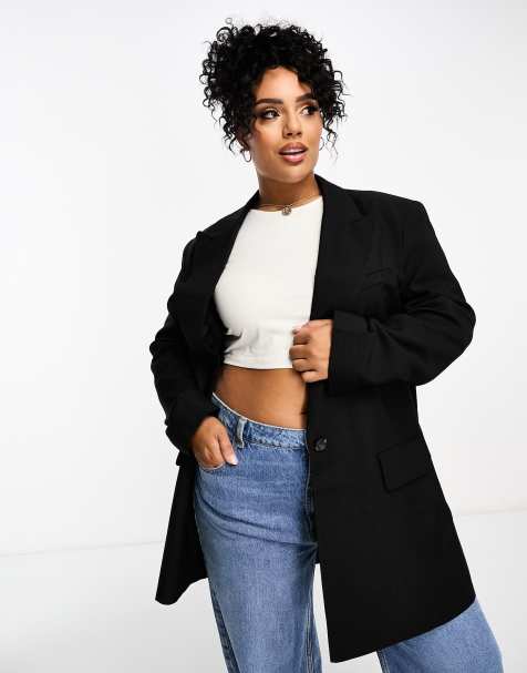 Asos plus best sale size coats sale