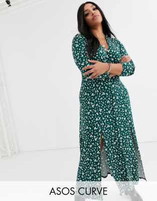 asos curve long dresses