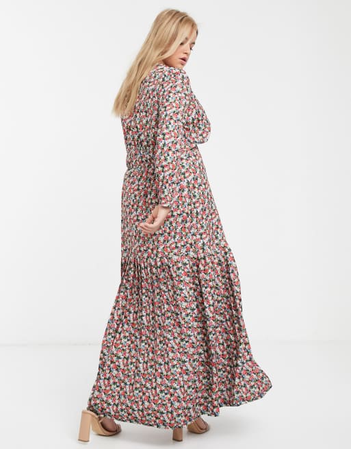 Maxi jurk online bloemenprint