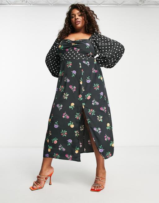 Torrid floral clearance maxi dress