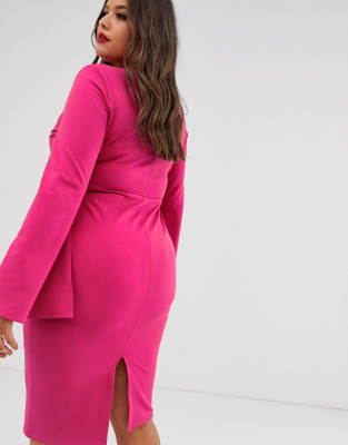 asos curve long dresses