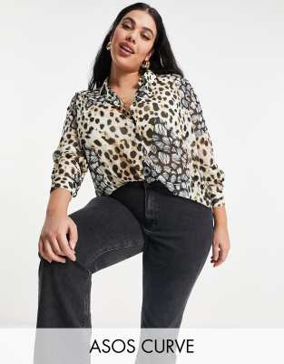 asos plus size shirts