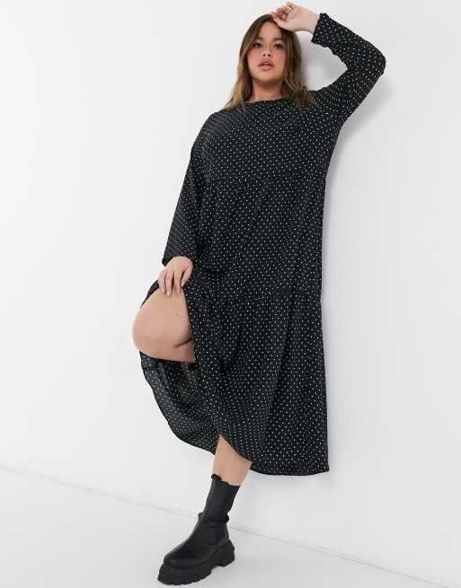 Asos curve polka sales dot dress