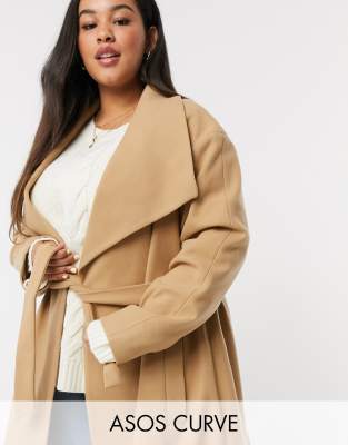 asos plus coats