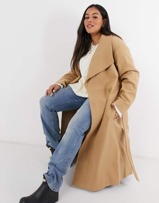 Plus size outlet skater coat