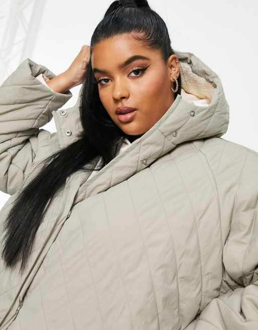 Asos plus outlet size womens coats