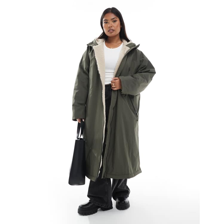 レインメーカー FLEECE ORIENTAL COAT モスグリーン フリー