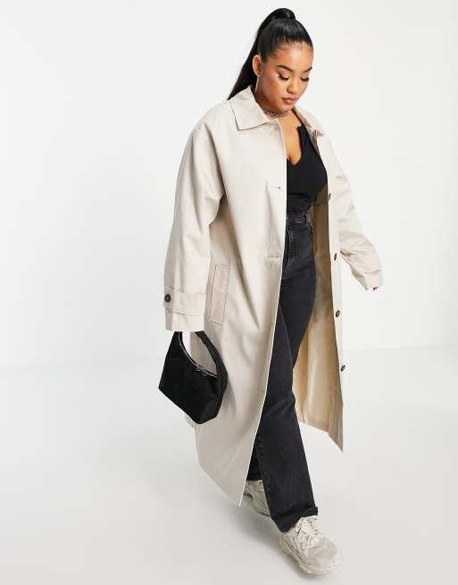 Asos longline trench coat sale