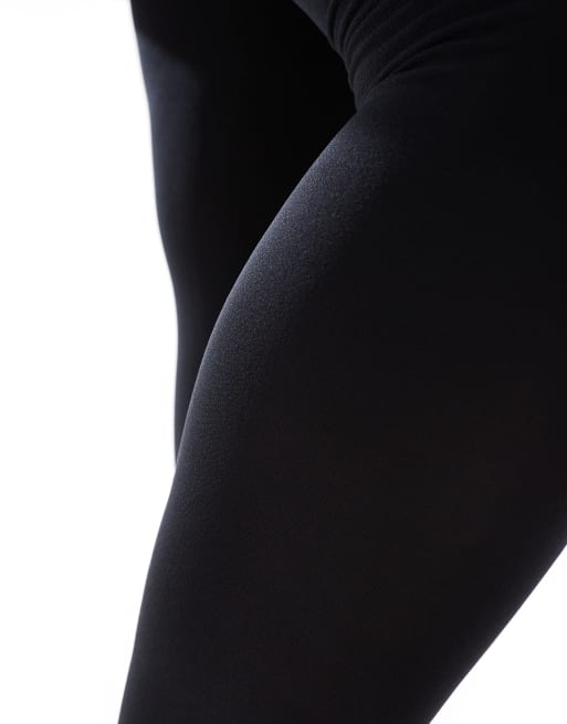 ASOS DESIGN Curve - Lot de 2 paires de collants 90 deniers ultra stretch - Noir - BLACK, 2 de 4