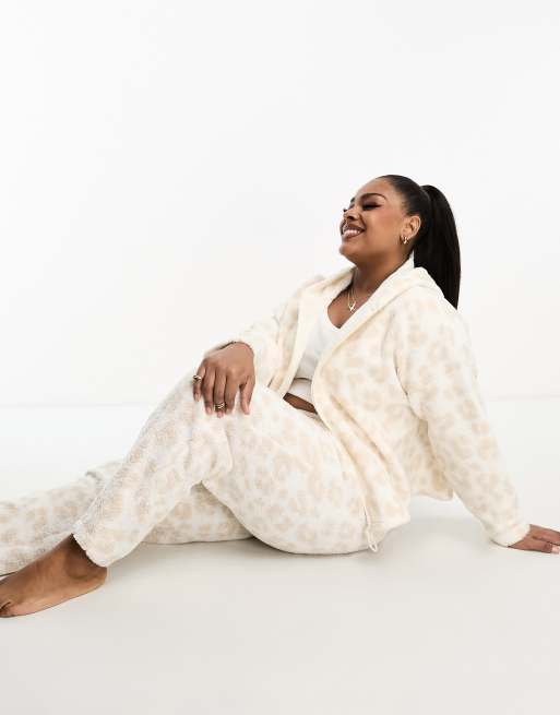 Plus size best sale borg hoodie
