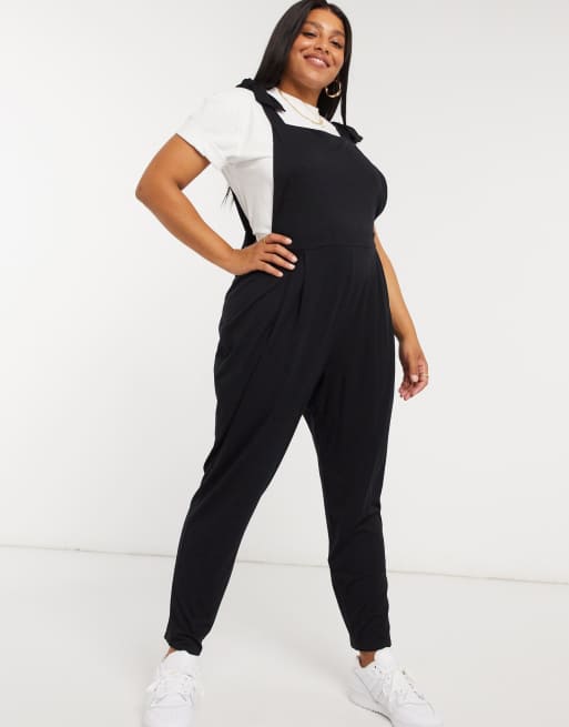 Asos black sale dungarees